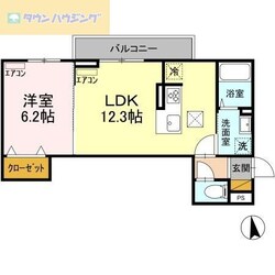 D-room弁天3丁目　A棟の物件間取画像